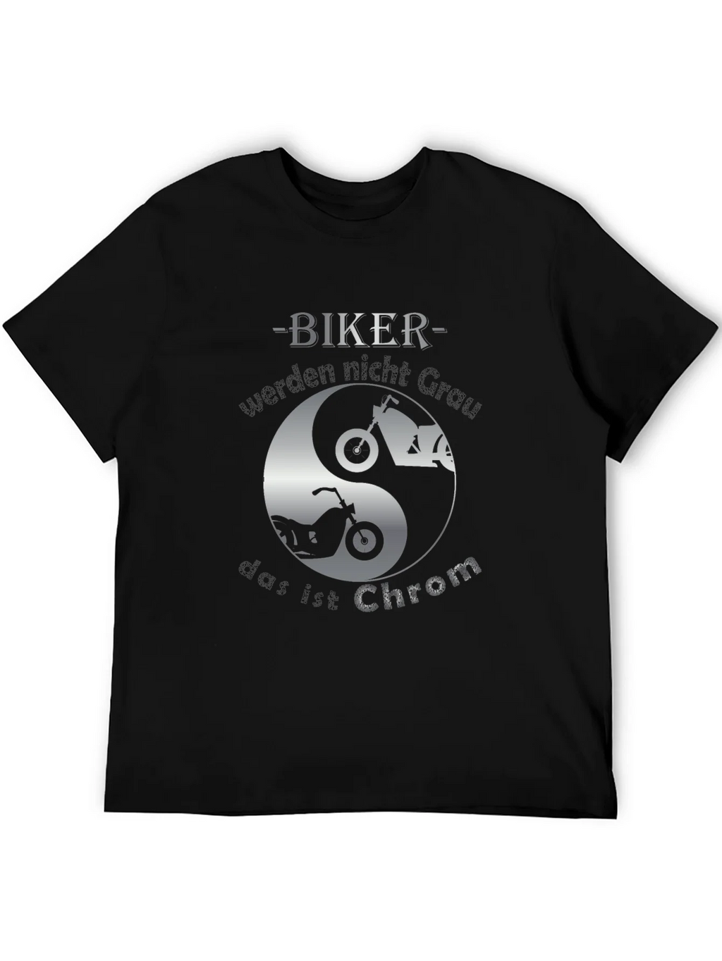 Biker Yin Yang T-Shirt - Chrom Design product image 5