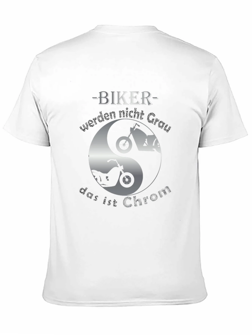 Biker Yin Yang T-Shirt - Chrom Design product image 10