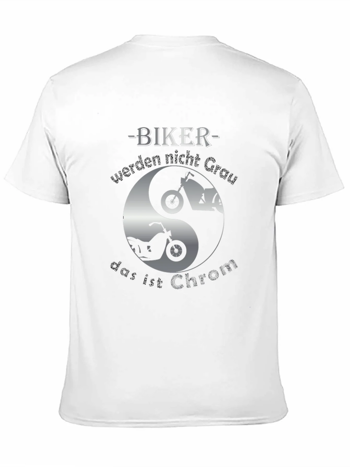 Biker Yin Yang T-Shirt - Chrom Design product image 10