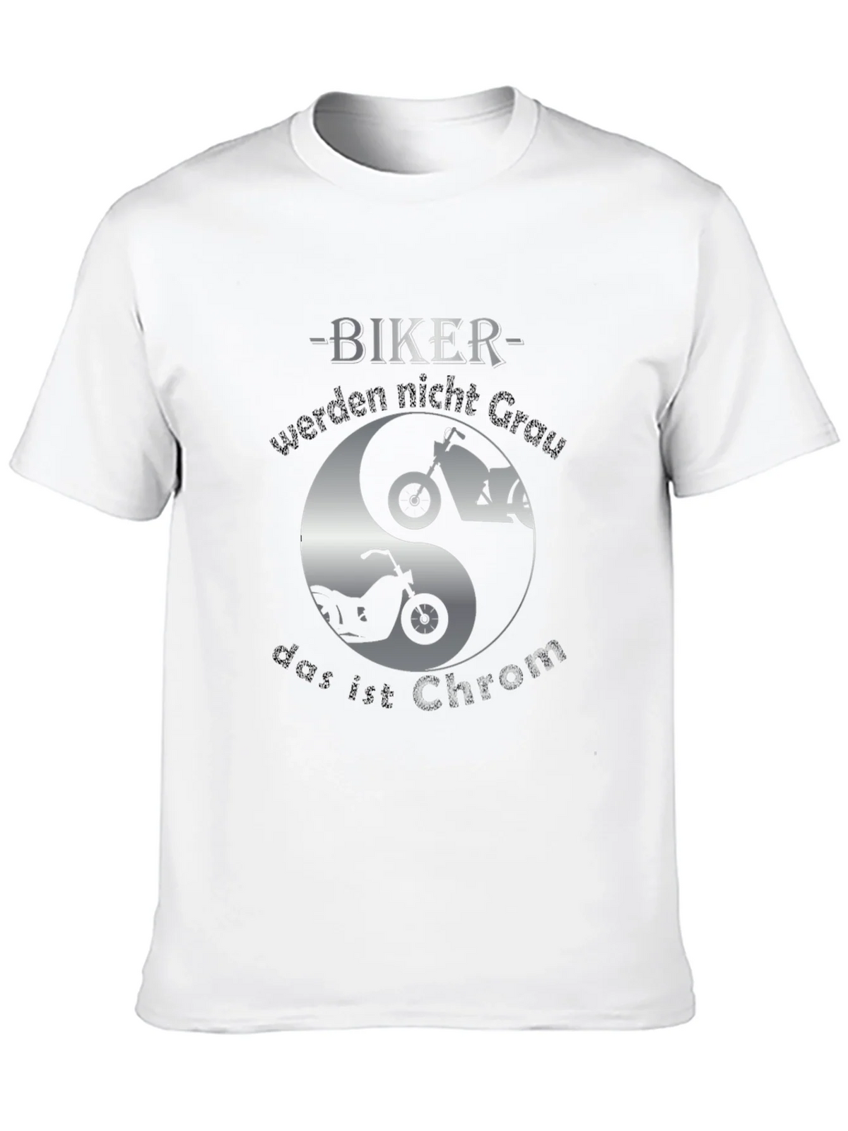 Biker Yin Yang T-Shirt - Chrom Design product image 9