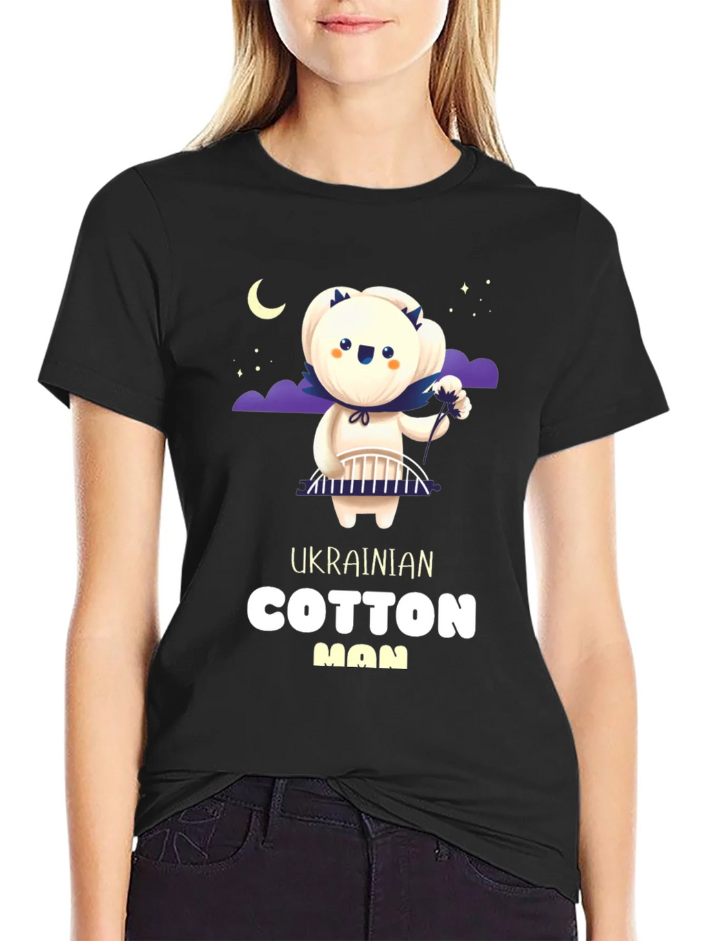 Ukrainian Cotton Man Graphic T-Shirt - Unique Design product image 1