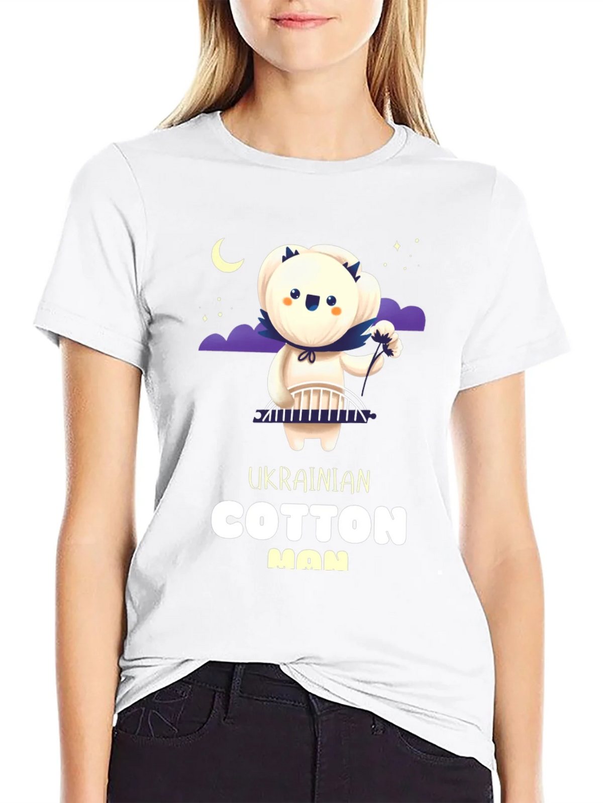 Ukrainian Cotton Man Graphic T-Shirt - Unique Design product image 4