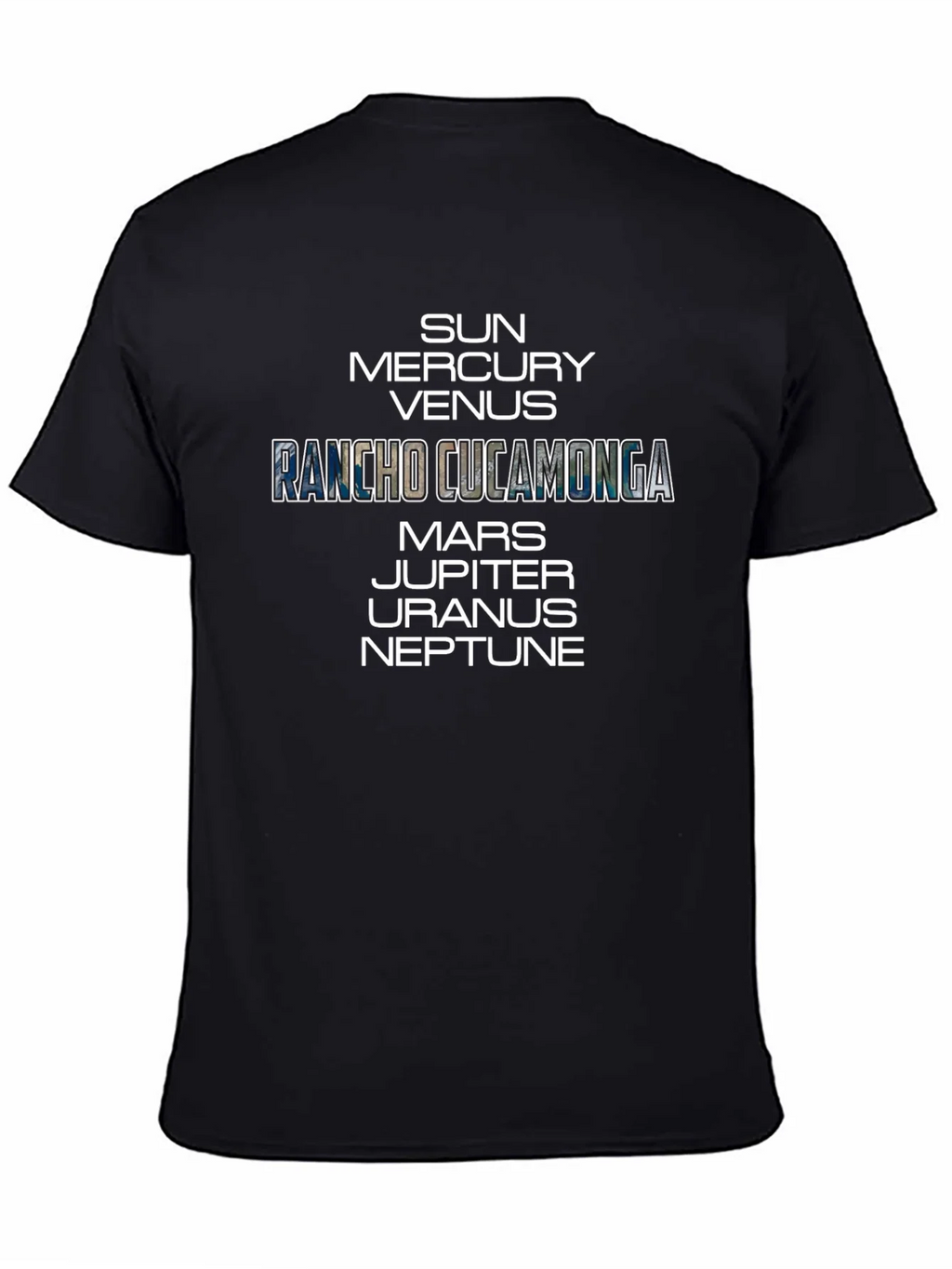 Rancho Cucamonga Planets Graphic Tee product image 4