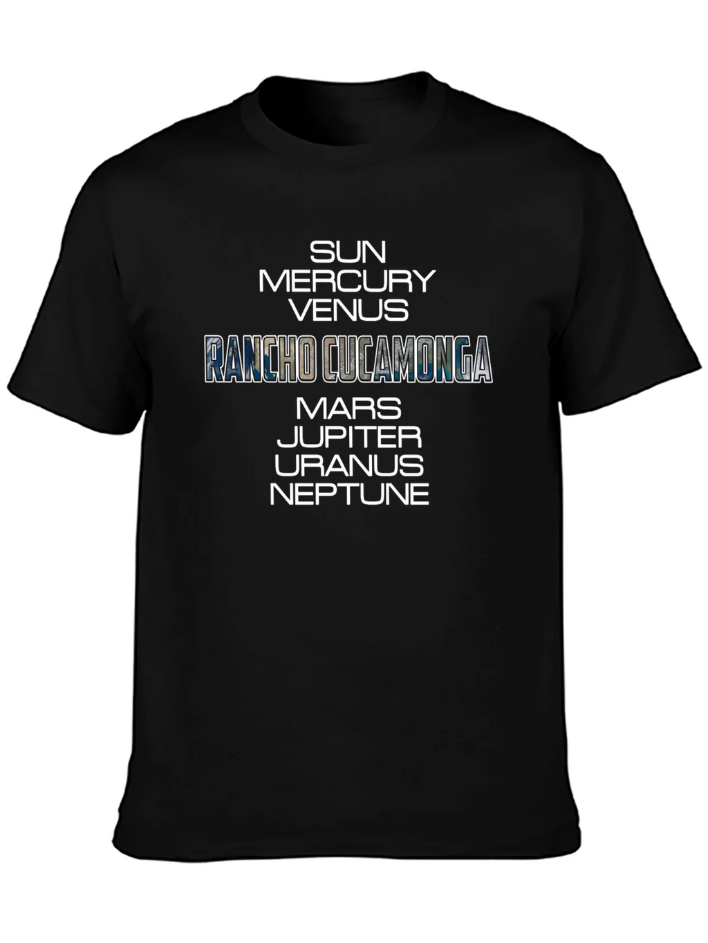 Rancho Cucamonga Planets Graphic Tee product image 3