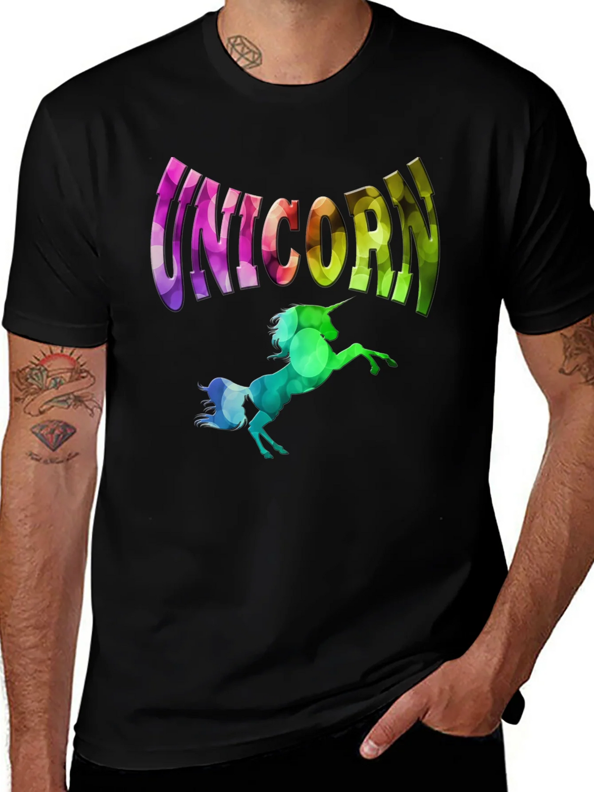 Unicorn Graphic Tee - Colorful Fantasy T-Shirt product image 1