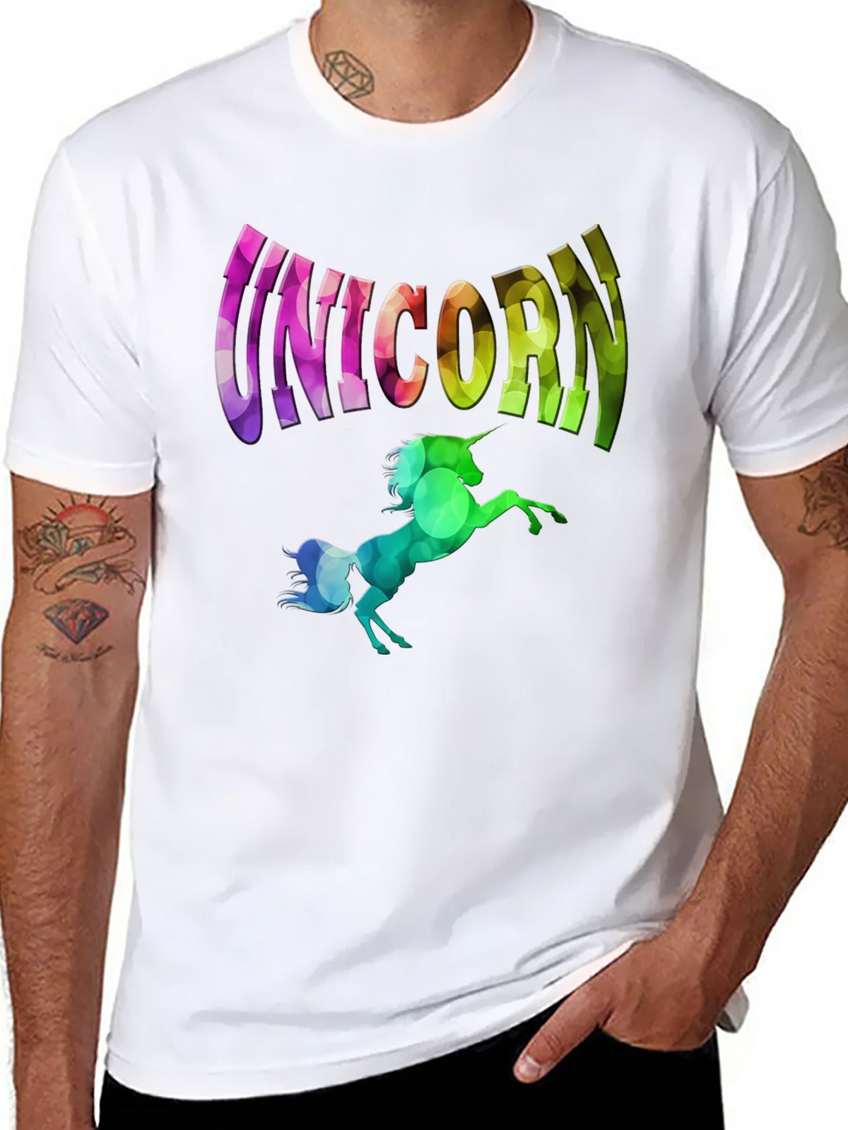 Unicorn Graphic Tee - Colorful Fantasy T-Shirt product image 7