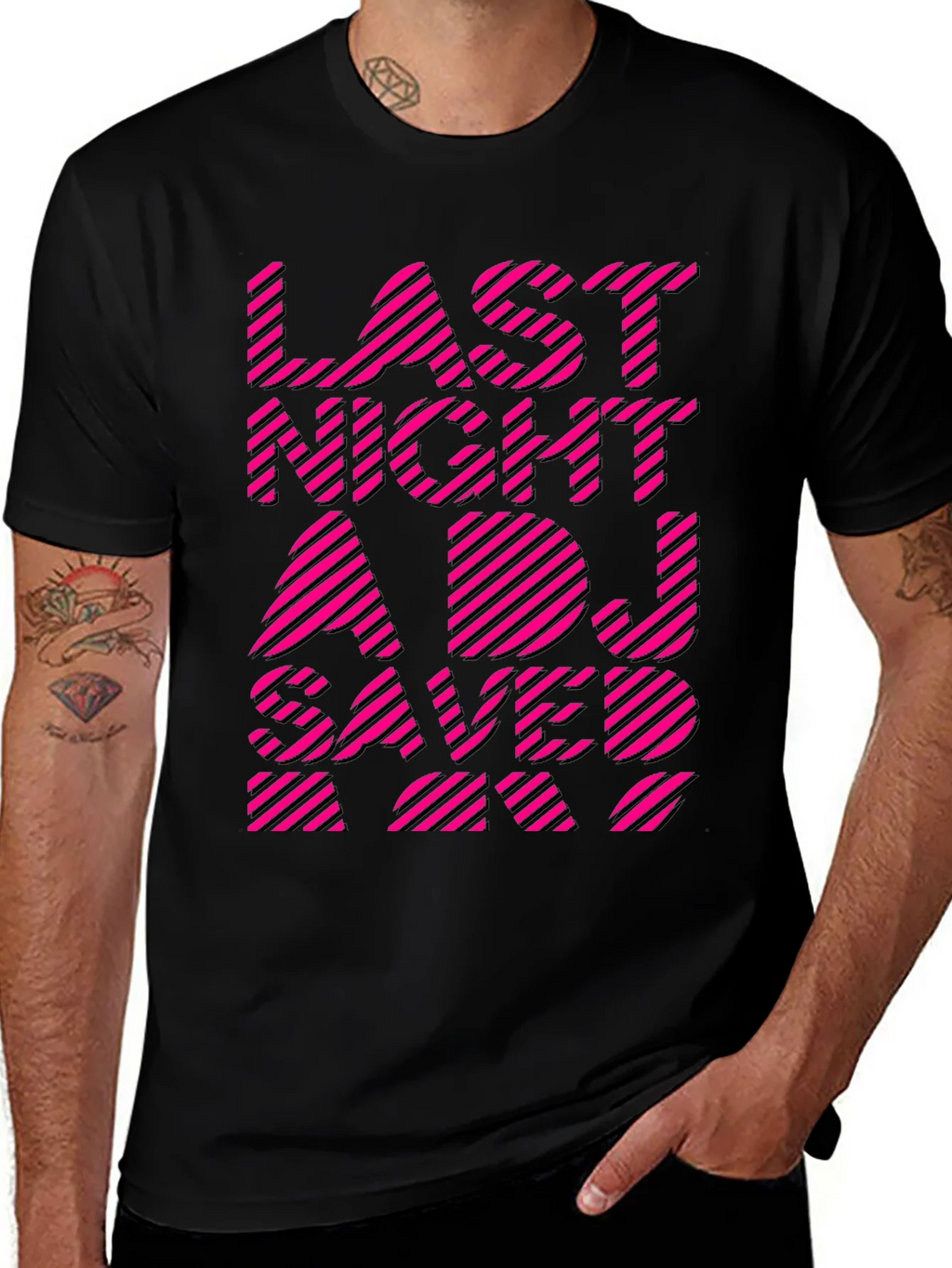 Last Night A DJ Saved My Life Graphic Tee product image 1