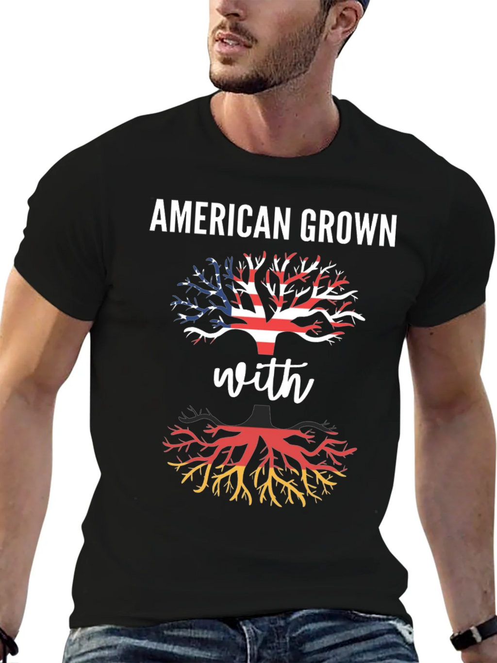 American Grown German Roots T-Shirt product image 2
