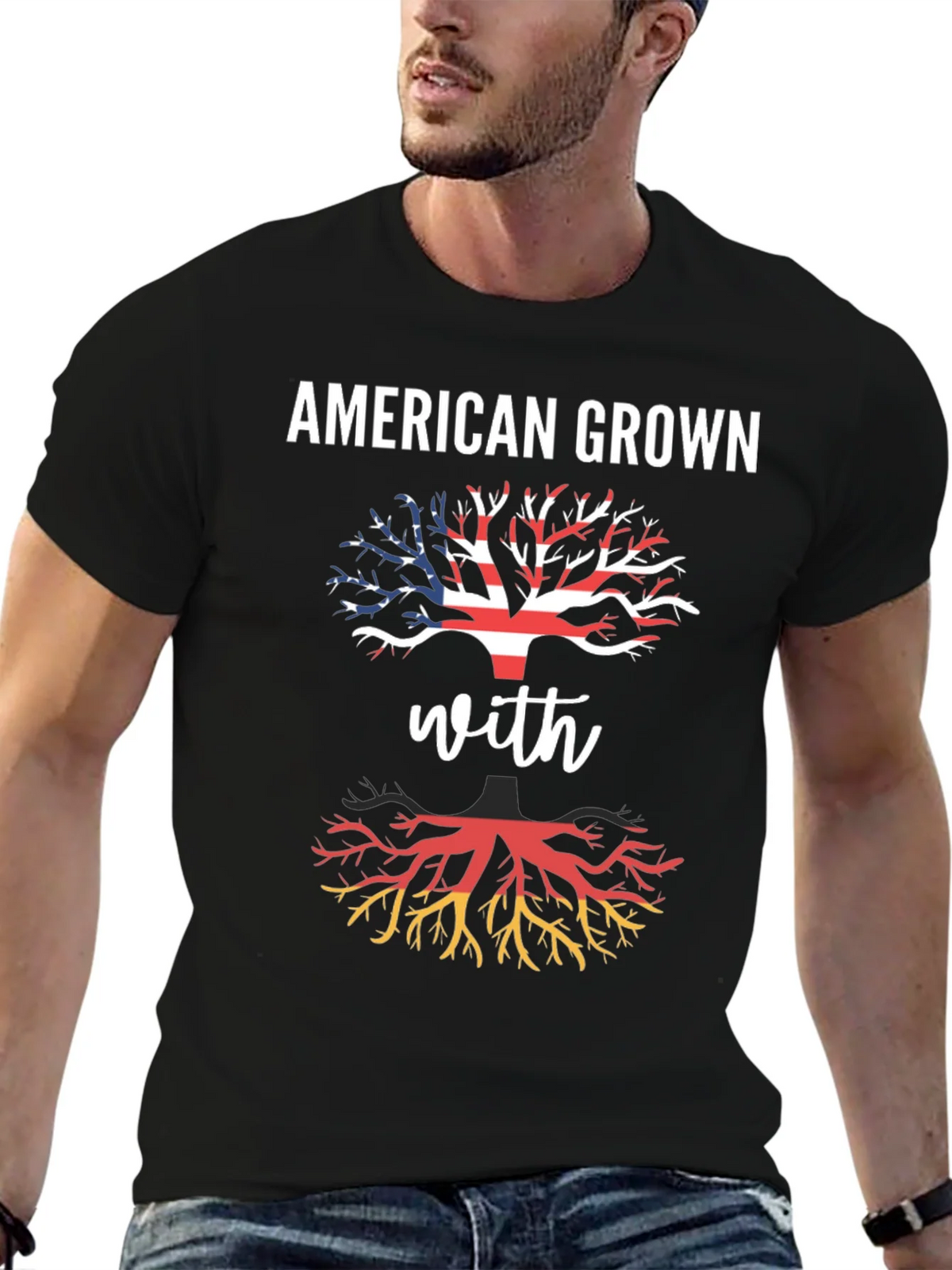 American Grown German Roots T-Shirt product image 2