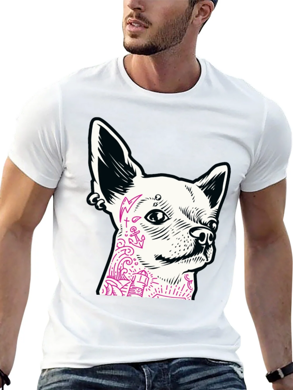 Dog Tattoo Graphic T-Shirt product image 12