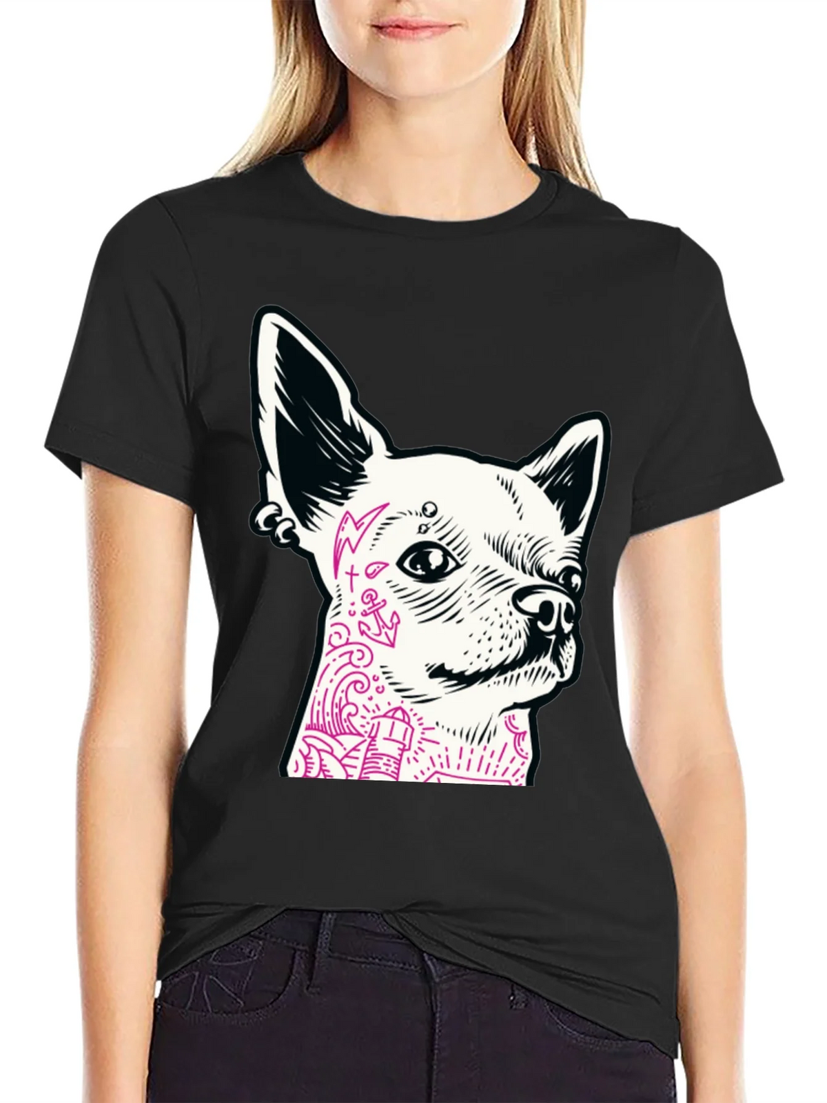 Dog Tattoo Graphic T-Shirt product image 2