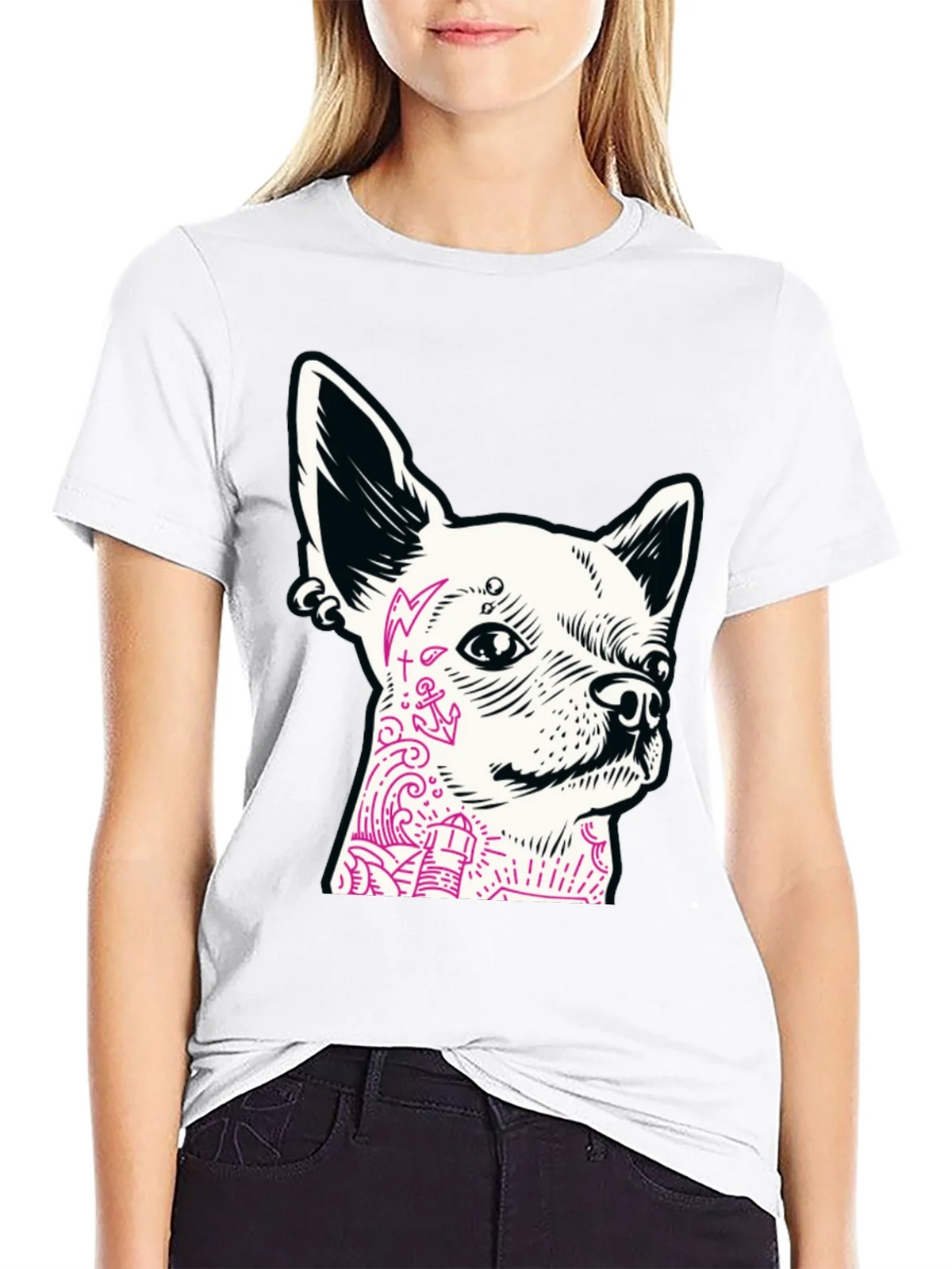 Dog Tattoo Graphic T-Shirt product image 8
