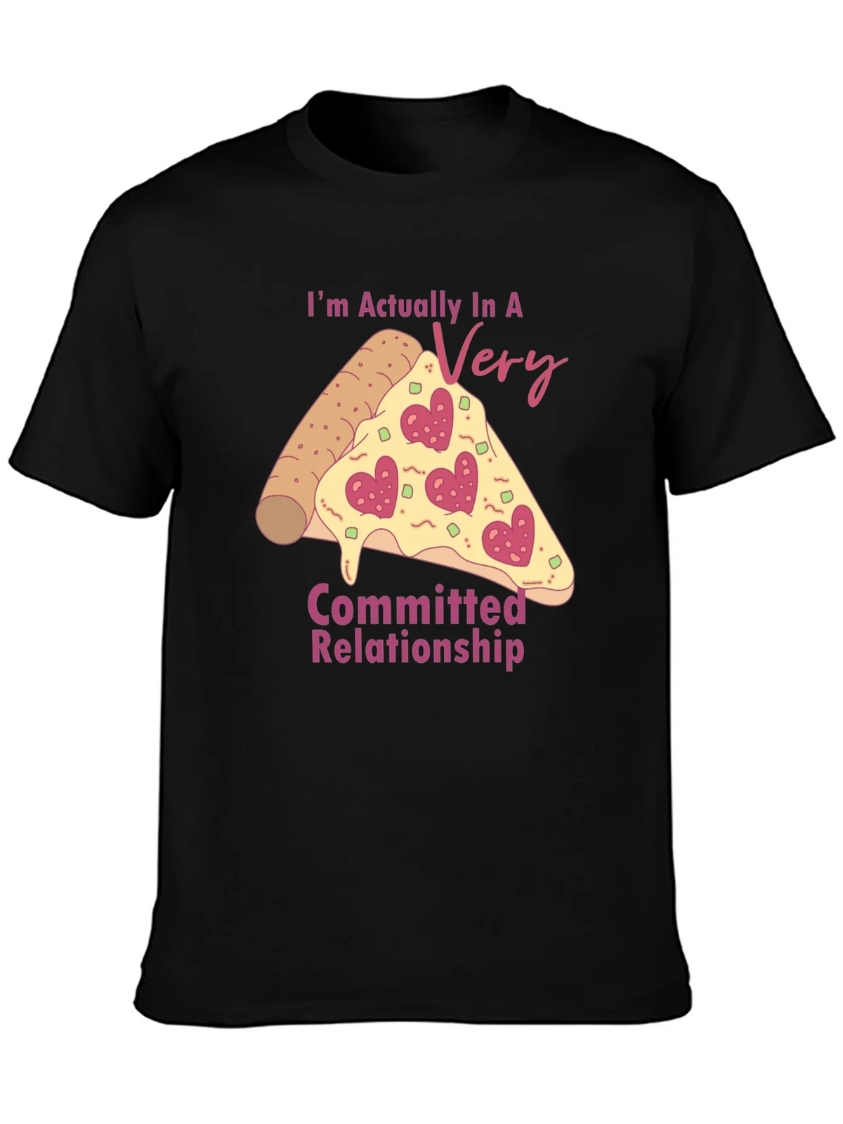 Pizza Lovers Relationship T-Shirt product image 3