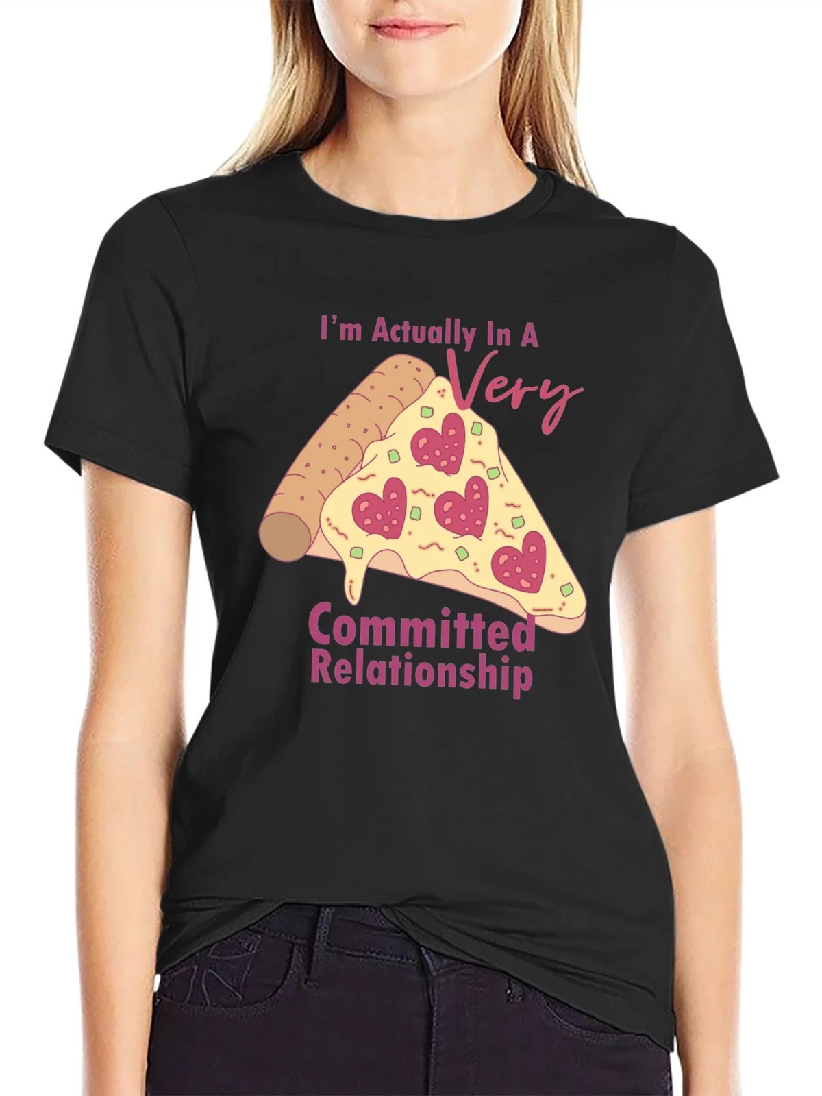 Pizza Lovers Relationship T-Shirt product image 2