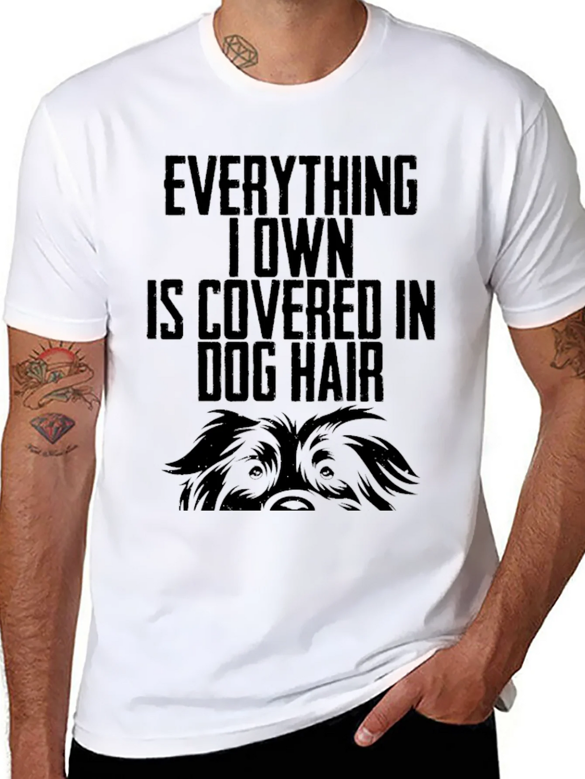 Dog Hair Lovers T-Shirt - Everything I Own product image 7