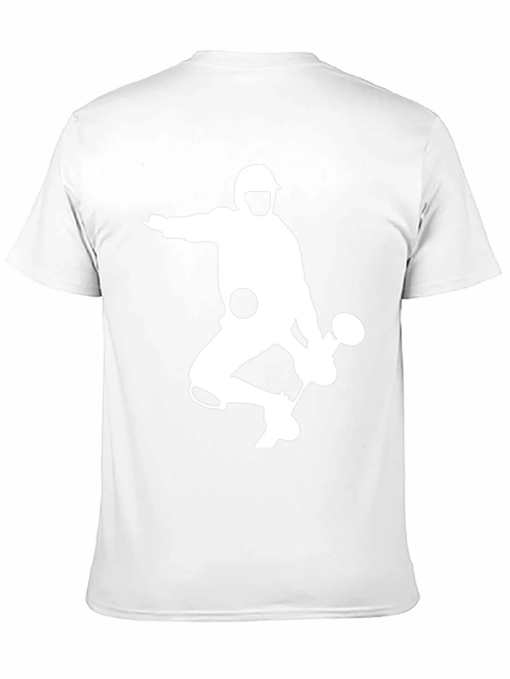 Fencing Silhouette Graphic Tee - Black Cotton Blend product image 6