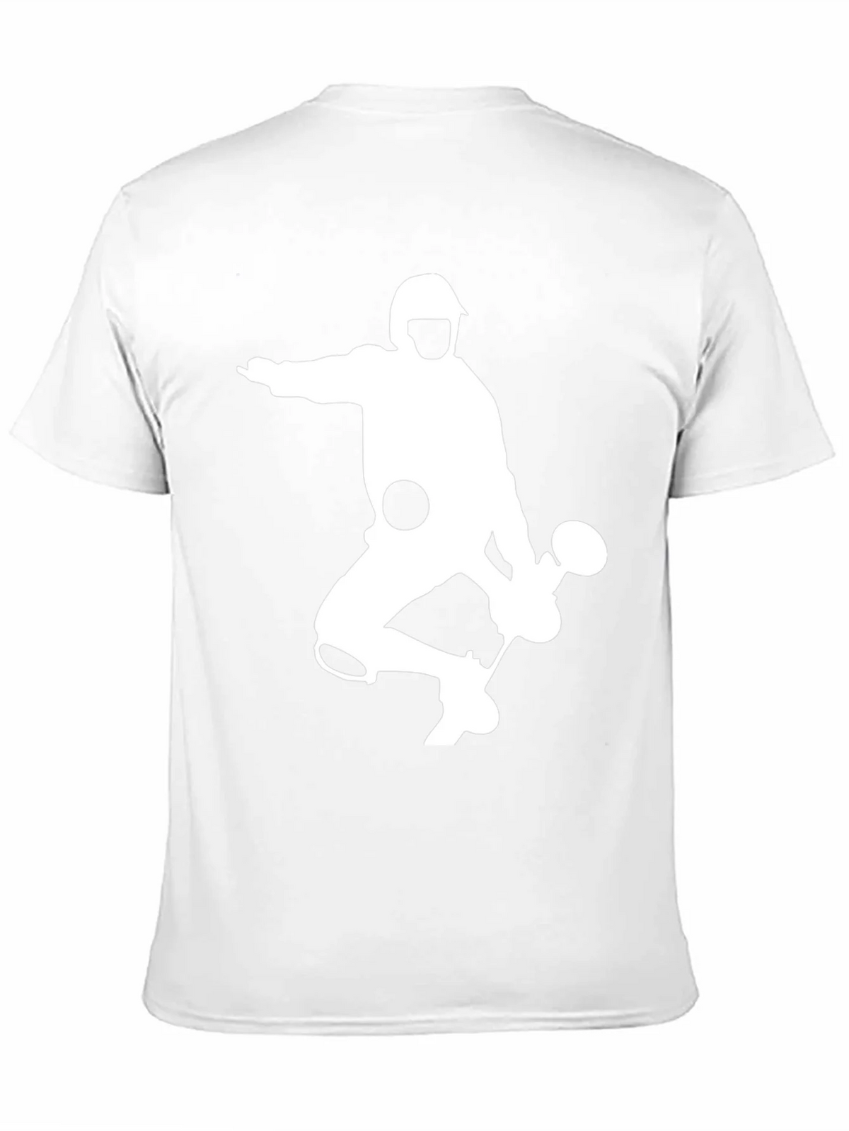 Fencing Silhouette Graphic Tee - Black Cotton Blend product image 6