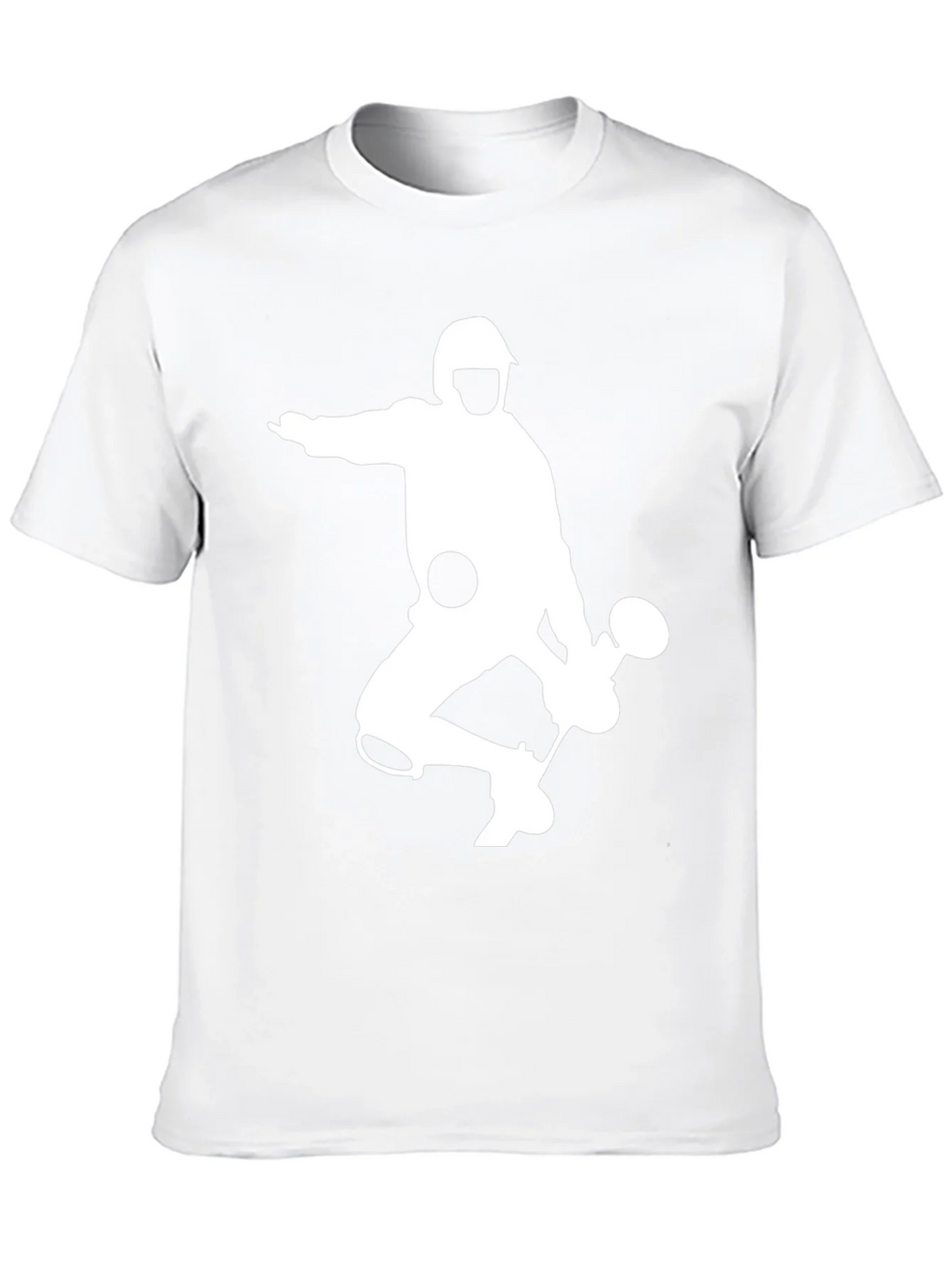 Fencing Silhouette Graphic Tee - Black Cotton Blend product image 5