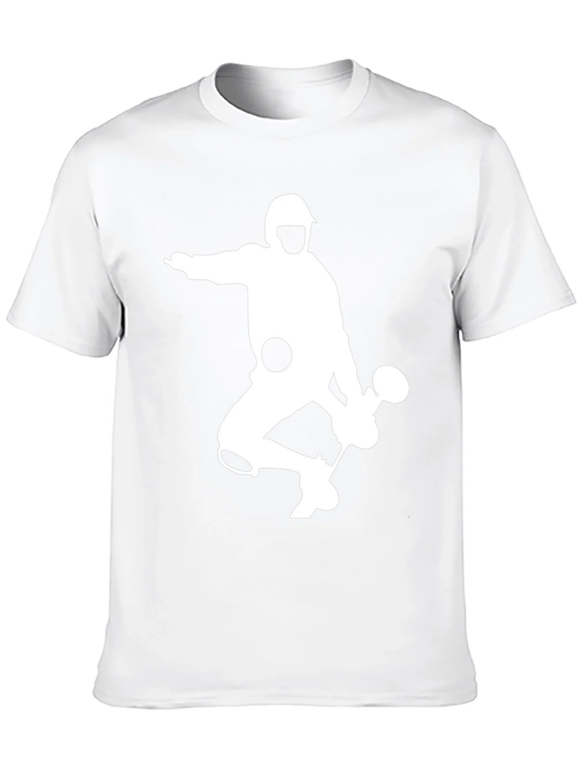 Fencing Silhouette Graphic Tee - Black Cotton Blend product image 5