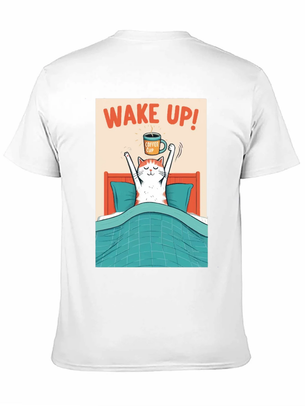 Wake Up Coffee Cat T-Shirt product image 5