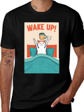 Wake Up Coffee Cat T-Shirt product image 1