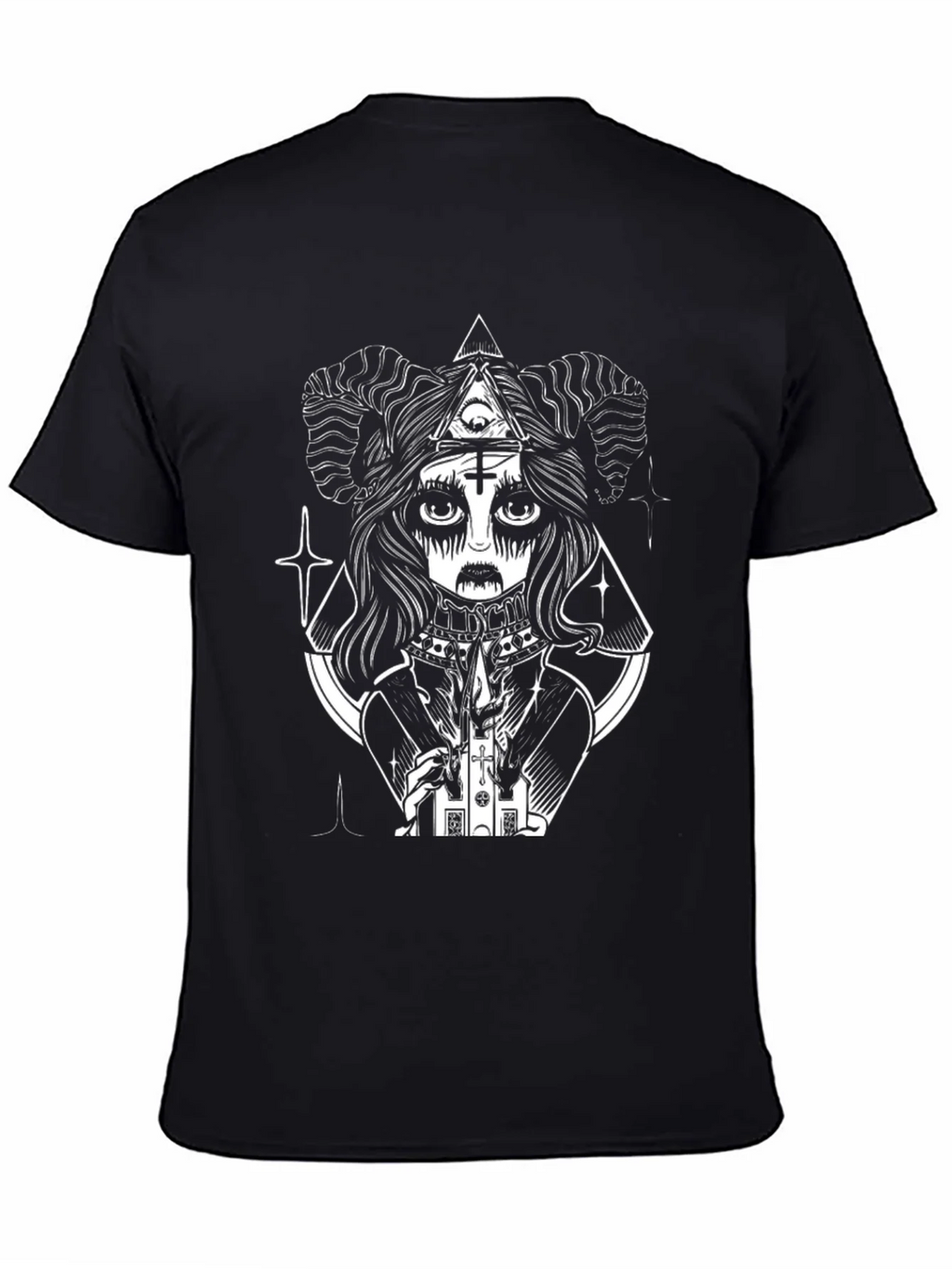 Occult Goth Graphic Tee - Black T-Shirt product image 1