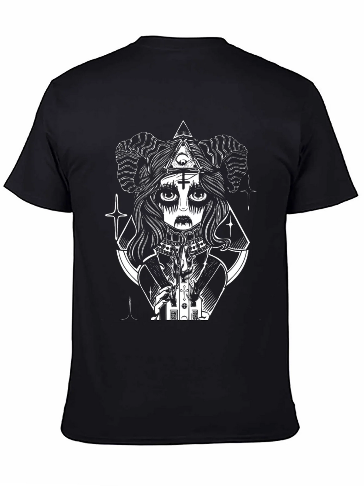 Occult Goth Graphic Tee - Black T-Shirt product image 1