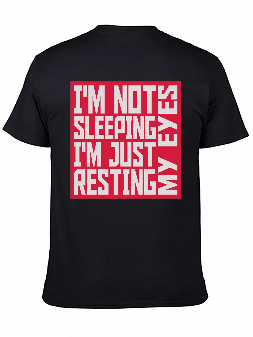 Funny Resting My Eyes Graphic Tee product image 4
