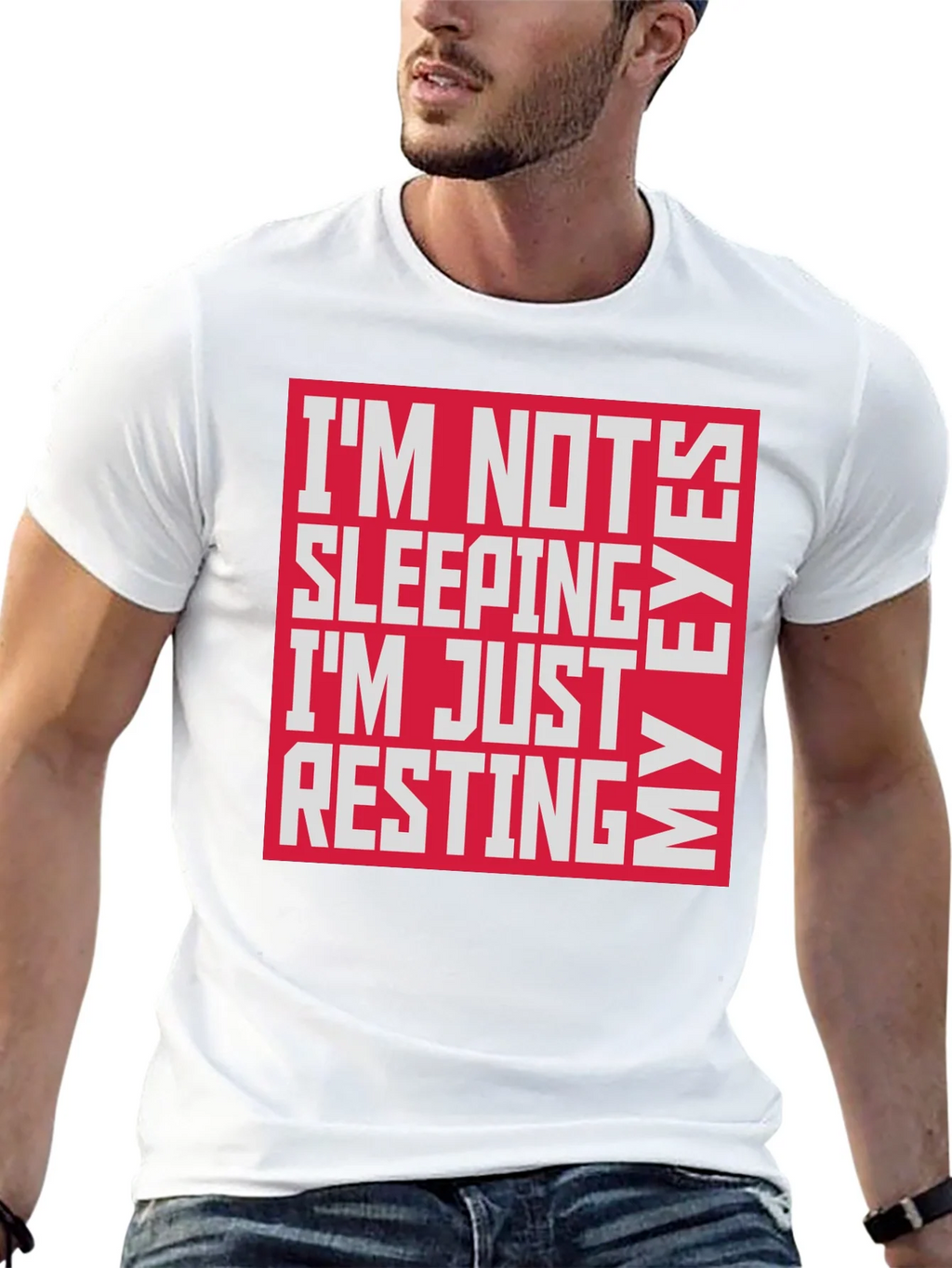 Funny Resting My Eyes Graphic Tee product image 12