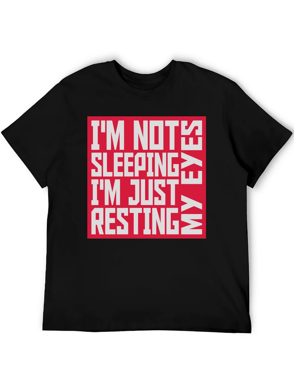 Funny Resting My Eyes Graphic Tee product image 5