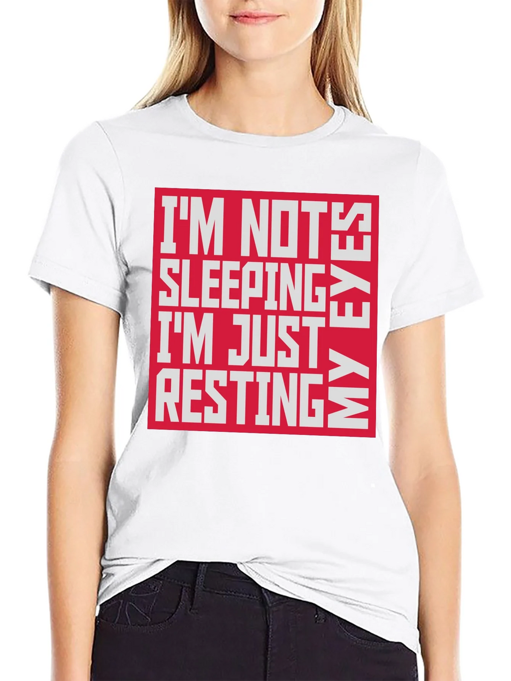 Funny Resting My Eyes Graphic Tee product image 8