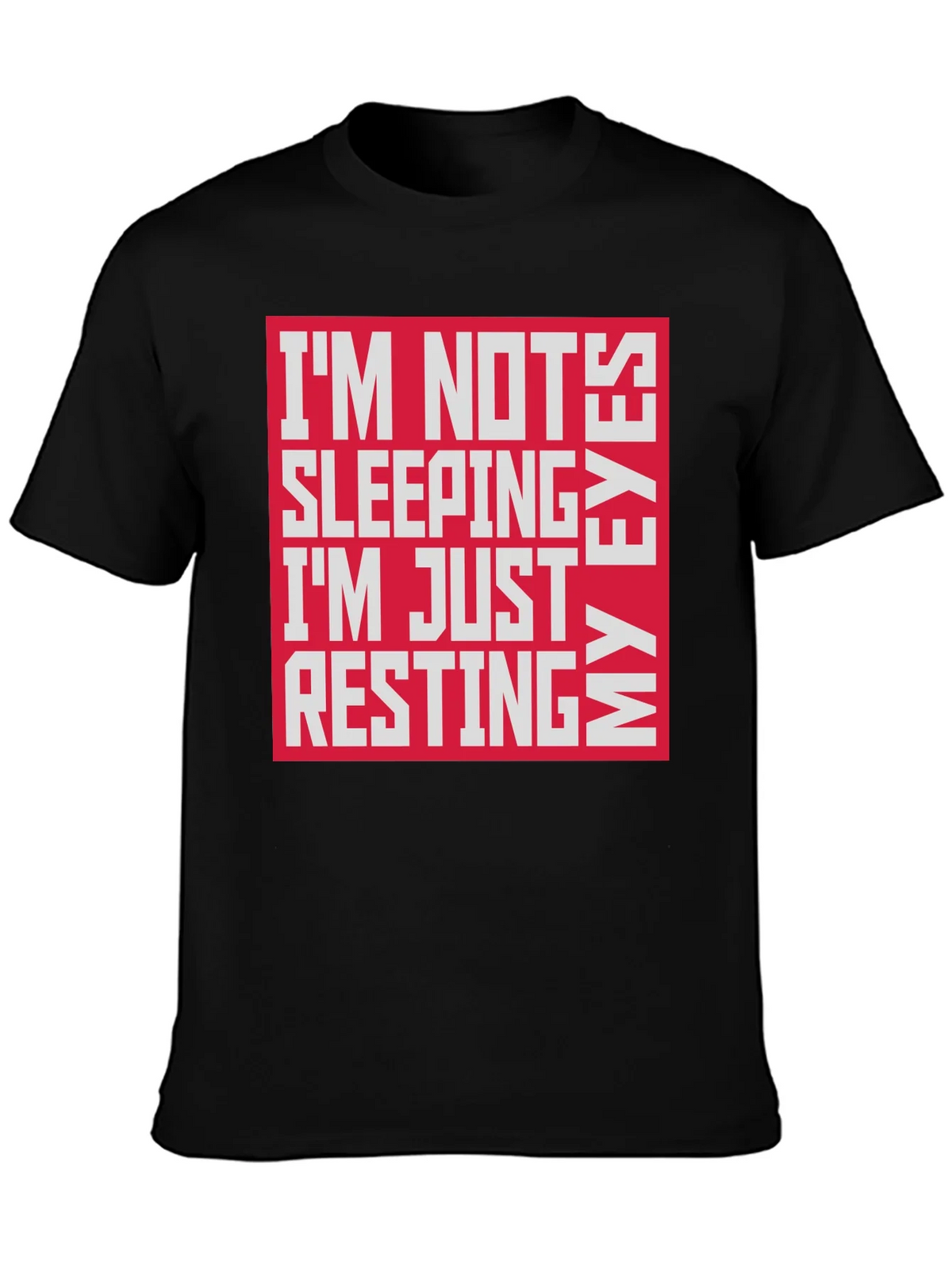 Funny Resting My Eyes Graphic Tee product image 3