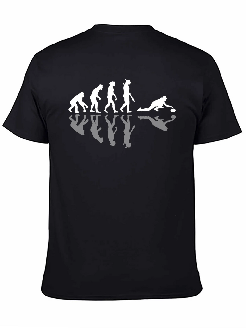 Curling Evolution T-Shirt Black Cotton Tee product image 4