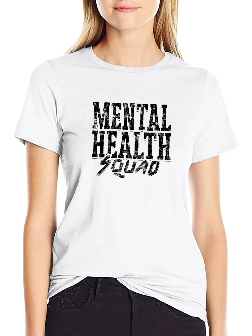 Mental Health Squad Graphic T-Shirt - Black product image 8