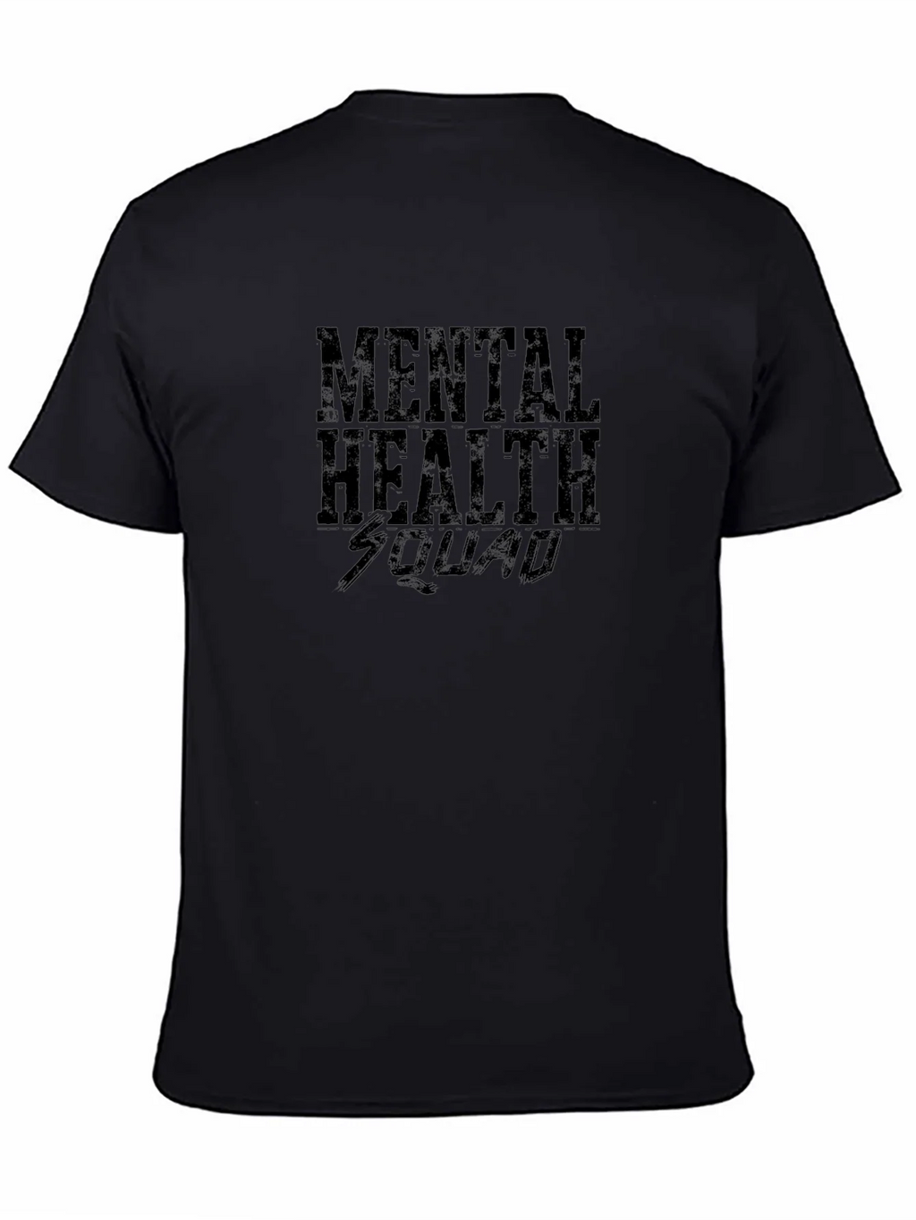 Mental Health Squad Graphic T-Shirt - Black product image 4