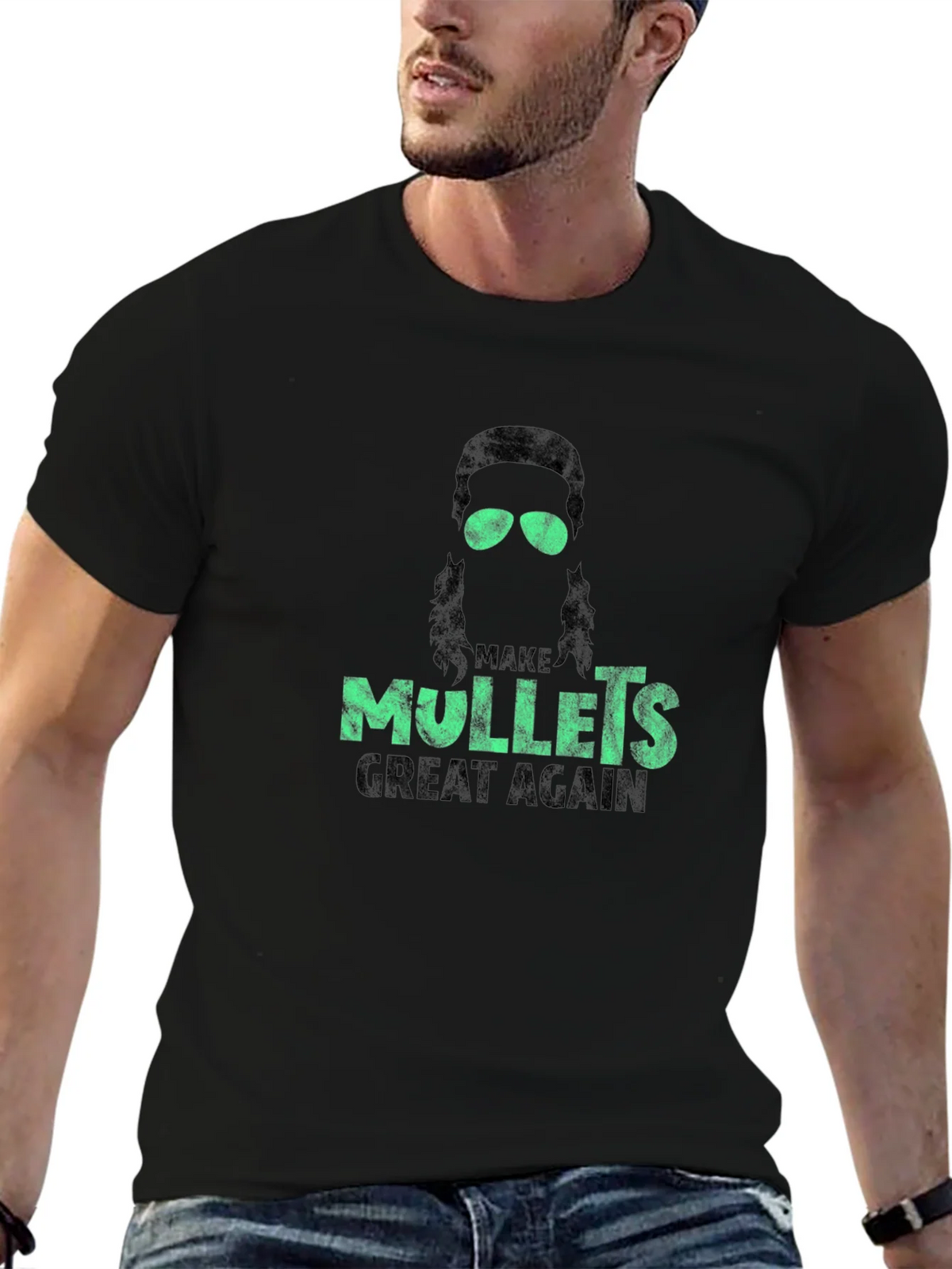 Make Mullets Great Again Graphic Tee product image 6