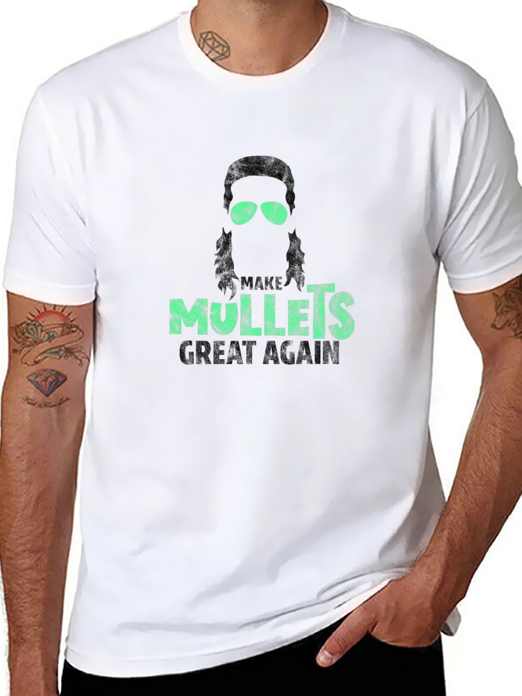 Make Mullets Great Again Graphic Tee product image 7