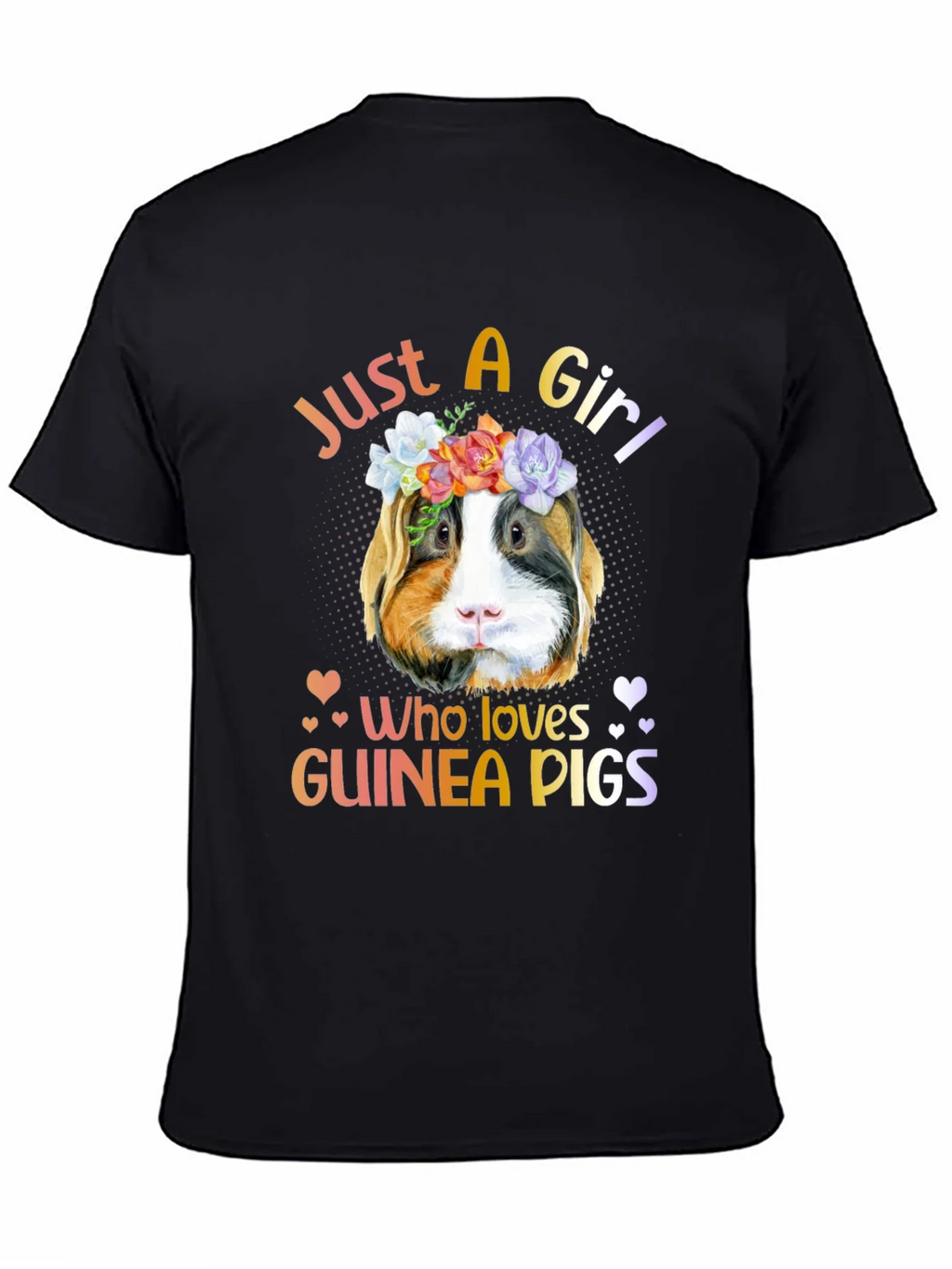 Just a Girl Who Loves Guinea Pigs T-Shirt product image 4