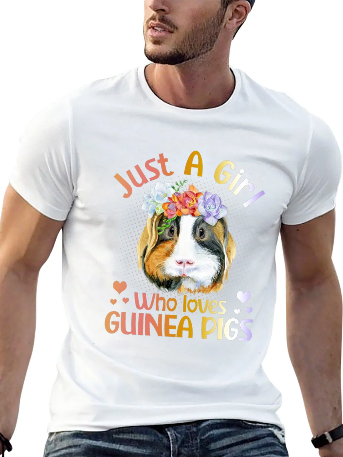 Just a Girl Who Loves Guinea Pigs T-Shirt product image 11