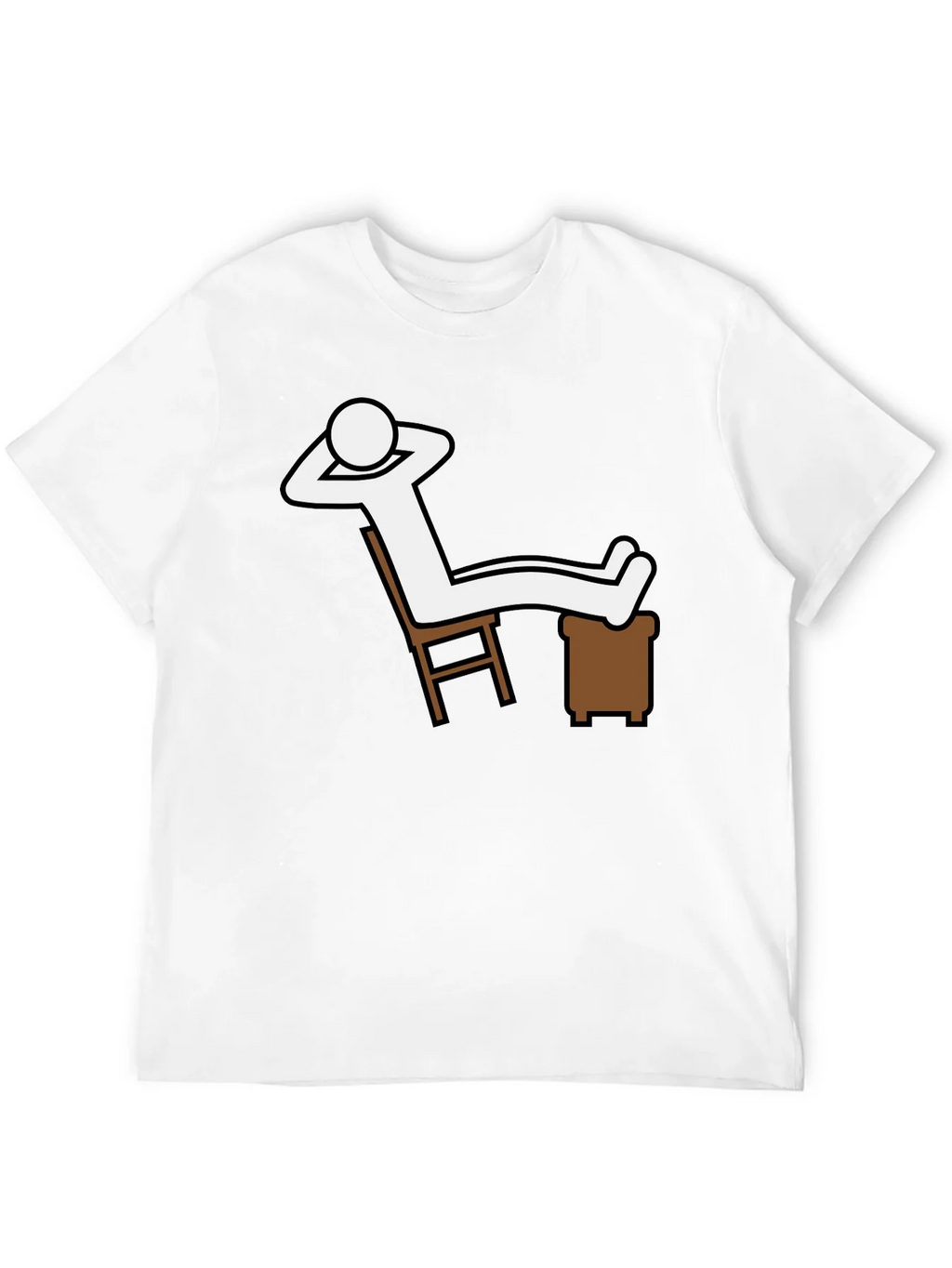 Relaxing Stick Figure Graphic T-Shirt - Comfy Casual Wear product image 9