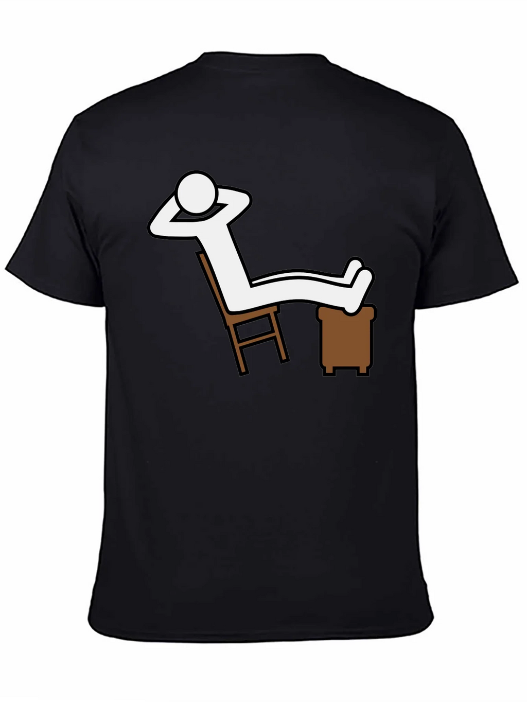 Relaxing Stick Figure Graphic T-Shirt - Comfy Casual Wear product image 3