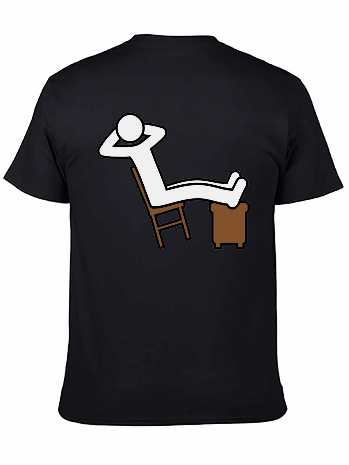 Relaxing Stick Figure Graphic T-Shirt - Comfy Casual Wear product image 3
