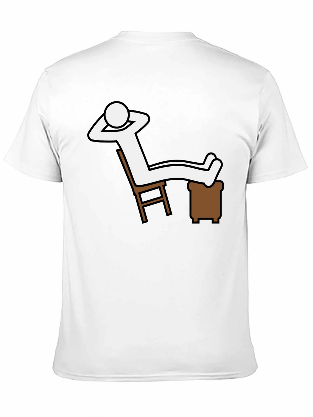 Relaxing Stick Figure Graphic T-Shirt - Comfy Casual Wear product image 8