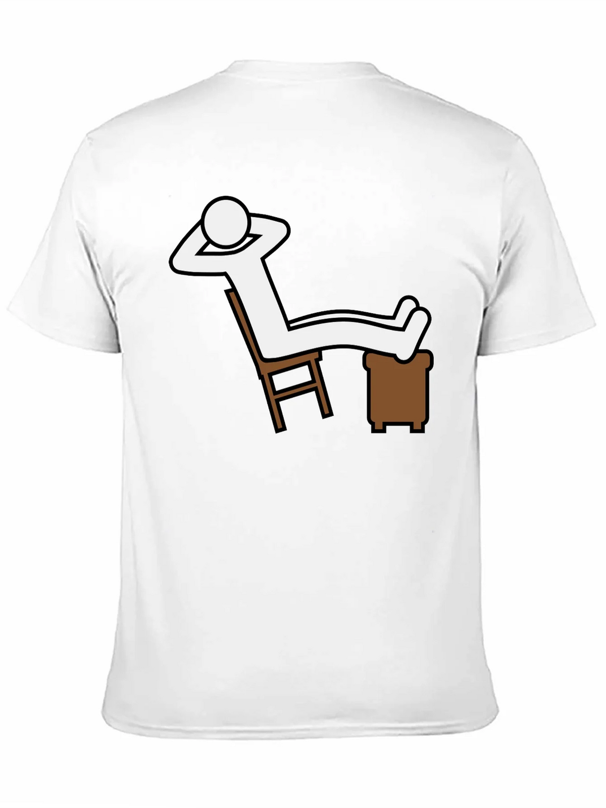Relaxing Stick Figure Graphic T-Shirt - Comfy Casual Wear product image 8
