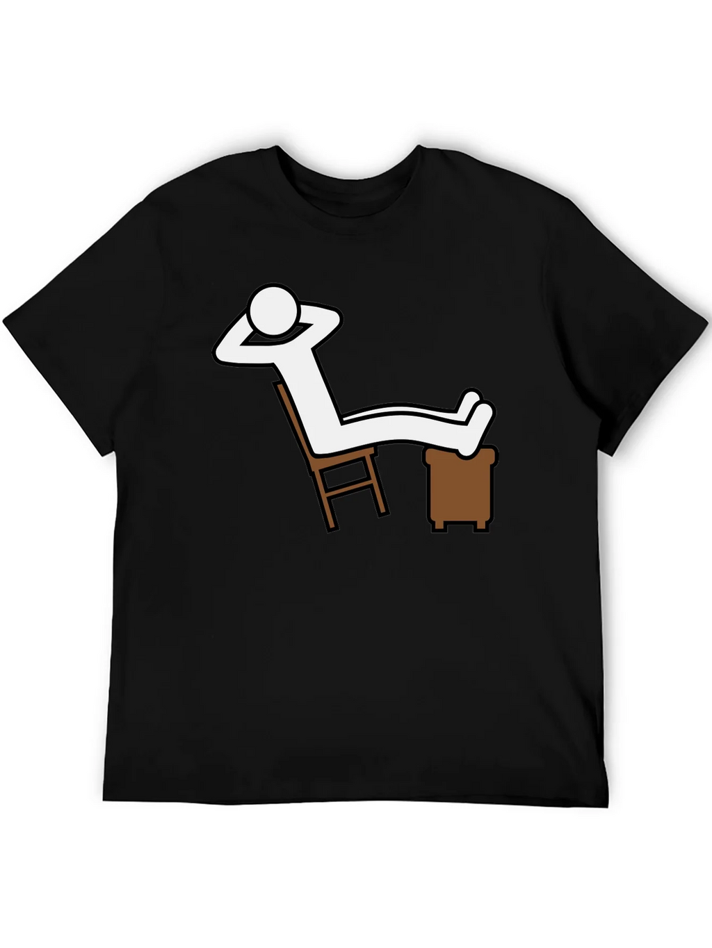 Relaxing Stick Figure Graphic T-Shirt - Comfy Casual Wear product image 4