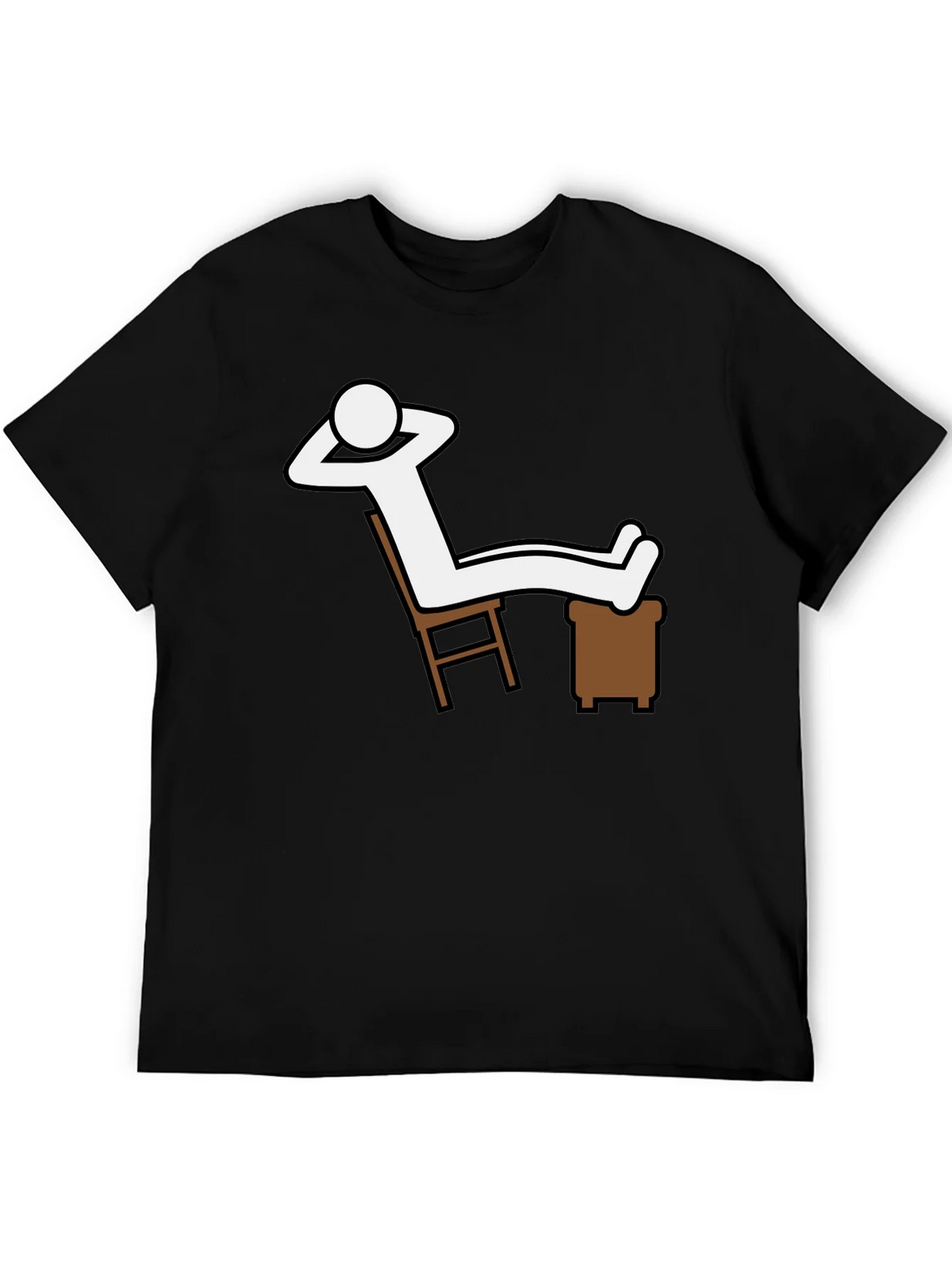 Relaxing Stick Figure Graphic T-Shirt - Comfy Casual Wear product image 4