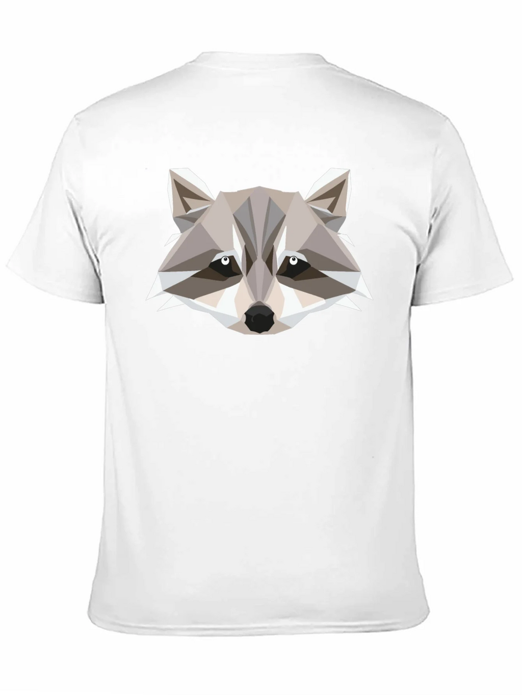 Geometric Raccoon Graphic Tee - Modern Style product image 10