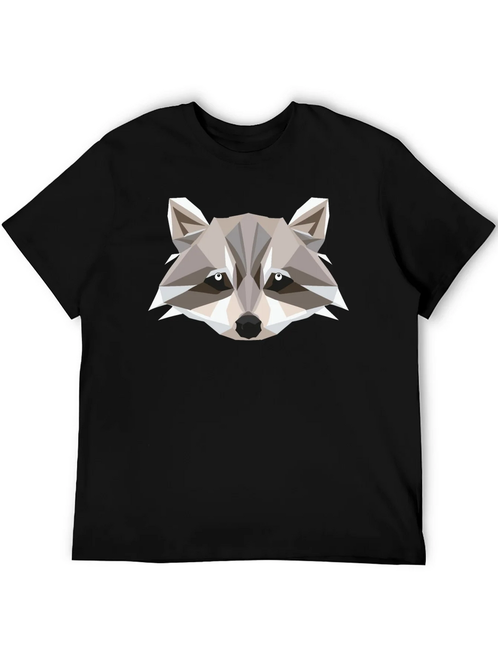 Geometric Raccoon Graphic Tee - Modern Style product image 5