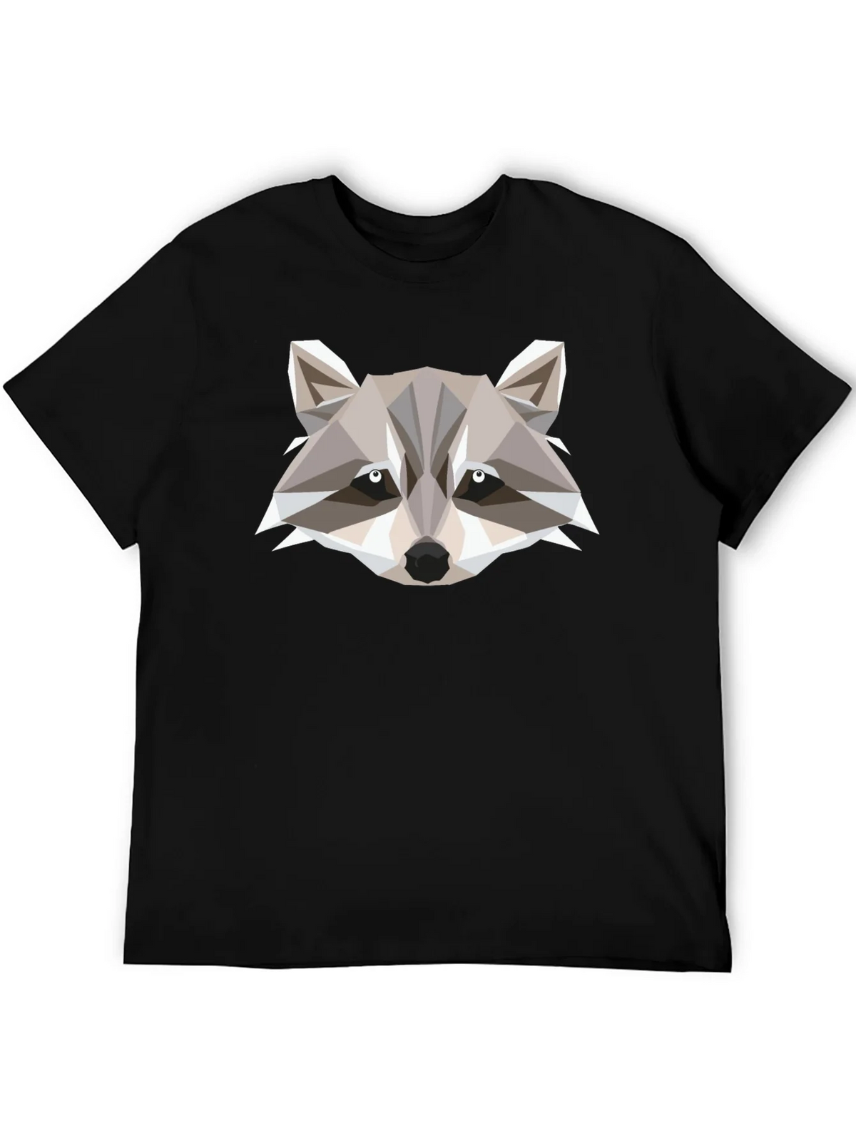 Geometric Raccoon Graphic Tee - Modern Style product image 5
