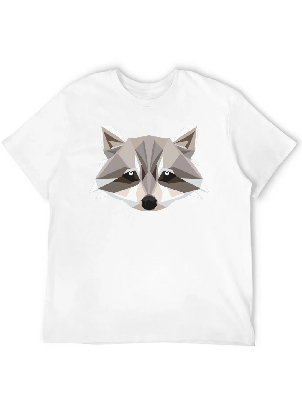 Geometric Raccoon Graphic Tee - Modern Style product image 11